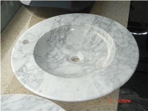 White Marble Basins&Sinks from China, White Marble Sinks & Basins