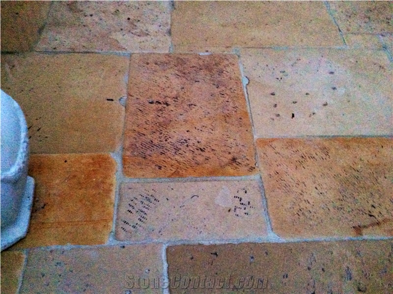 Antique Dalle De Provence Slabs & Tiles, Antique French Flooring Limestone Slabs & Tiles