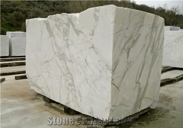 Calacatta Gold Marble Blocks,Italian White Marble Block