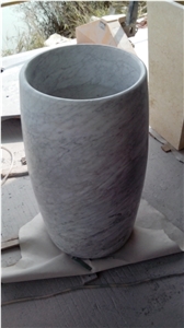 Grey Marble Wash Basins，China Grey Marble Sink