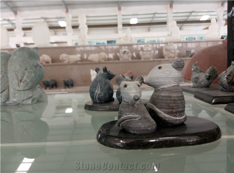 Nature Stone Carving Animal Statue Sculpture