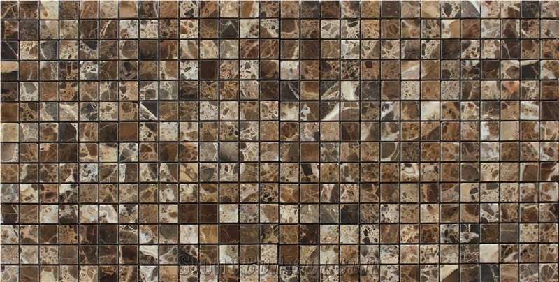 Dark Emperador ,Dark Emperador+Light Emperador Manufacture China Stone Material Square Brown A003-20