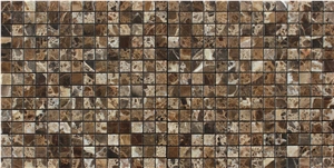 Dark Emperador ,Dark Emperador+Light Emperador Manufacture China Stone Material Square Brown A003-20