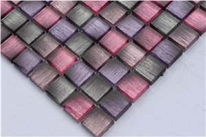 Glass Mixed Mosaic Manufacture China H5336 Silk Road Metal