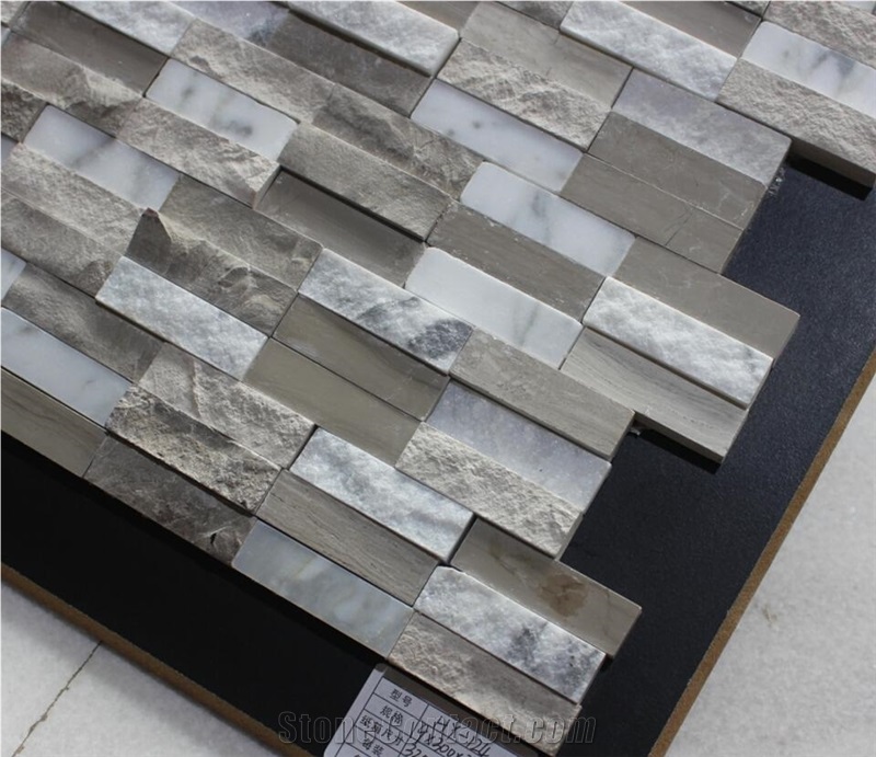 Grey Wooden Mosaic China Manufacture Hy-124