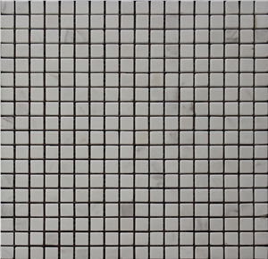 Volakas Marble Mosaic,White Marble Mosaic China Manufacture A048s-15