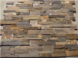 Culture Stone Panel / Wall Panel / Ledge Stone / Veneer / Stacked Stone / Rusty Slate