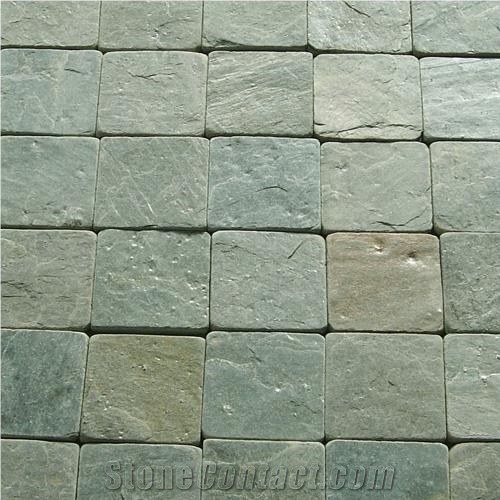 Deoli Green Limestone Slabs & Tiles, India Green Limestone