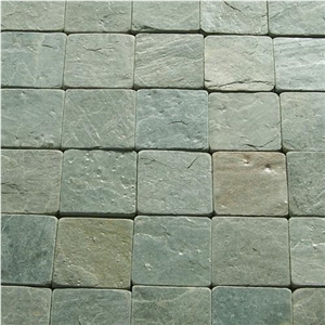Deoli Green Limestone Slabs & Tiles, India Green Limestone