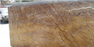 Rain Forest Golden Marble Slabs & Tiles, India Brown Marble Tiles & Slabs