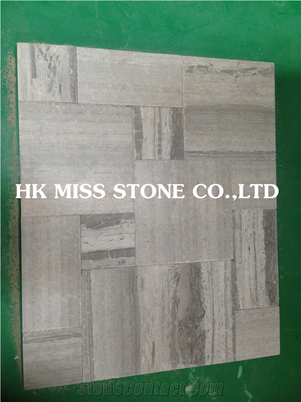 Chinese Blue Wooden Marble Slabs & Tiles, China Blue Marble