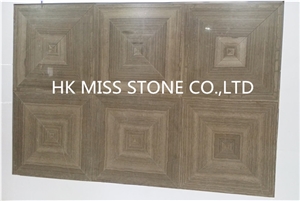 Wooden Grey Wall Cladding,Polished Grey Wood Marble Tiles
