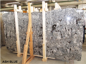 Ash Blue Granite Slabs, Brazil Grey Granite