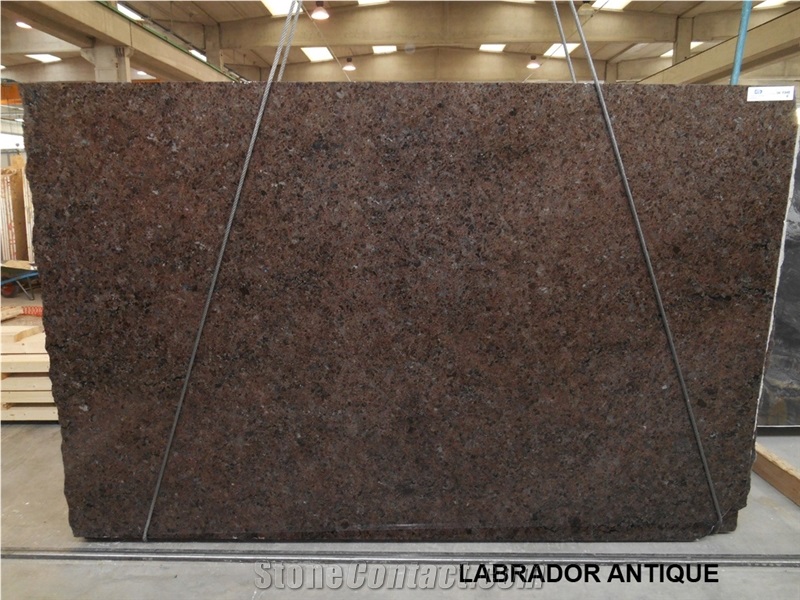 Labrador Antique Granite Slabs, Norway Brown Granite