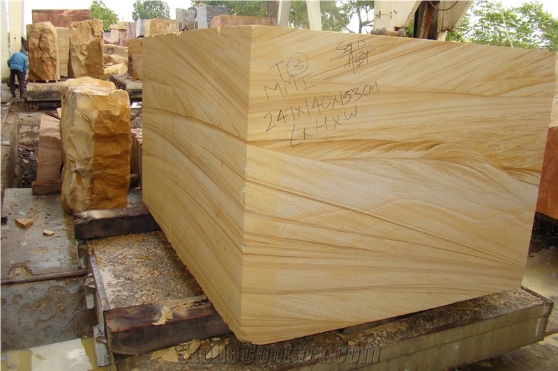 Teakwood Sandstone, Teak Wood Sandstone Block