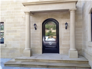 Private Residence Entrance Column, Yorkstone