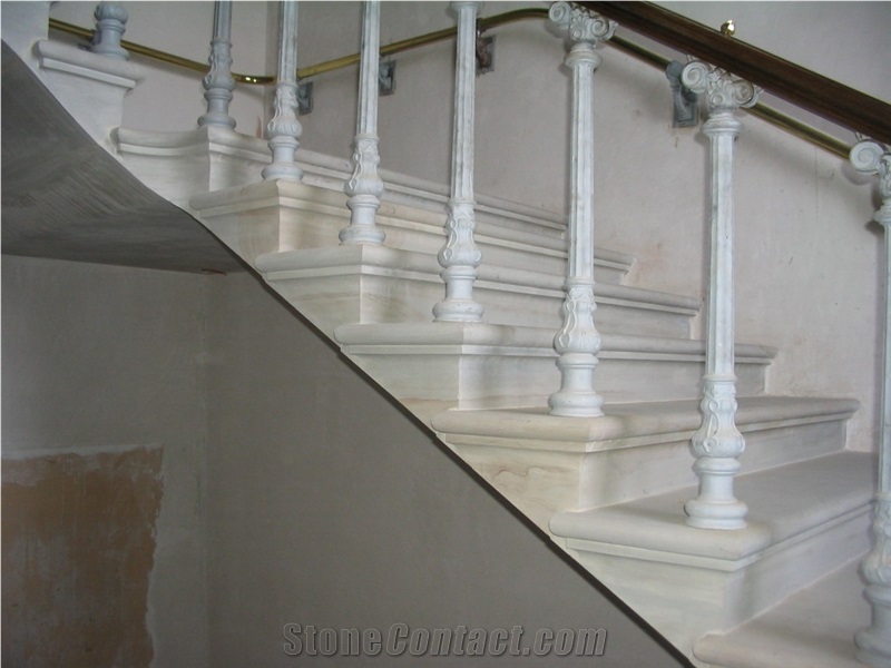 Staircase with Yorkstone St Georges Hall, Liverpool