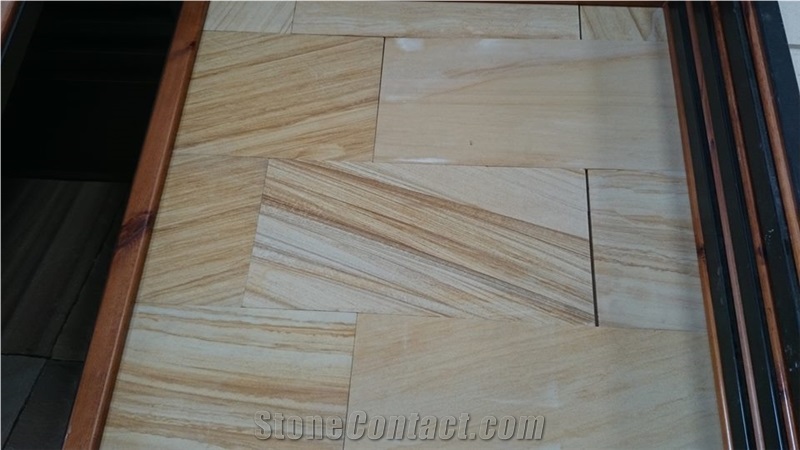 Teak Sandstone Paving Tiles