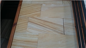 Teak Sandstone Paving Tiles