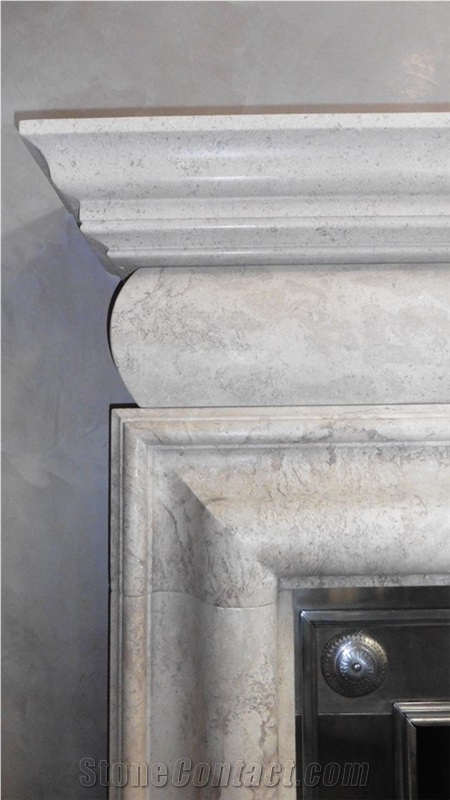 Lovely Fireplace Mantel with Our Hopton Wood Stone.