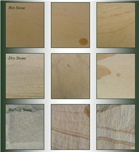 Scotch Buff Sandstone Natural Variation