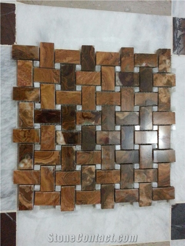 Brown Onyx Mosaic