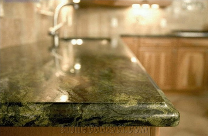 Tropical Green Granite Kitchen Countertops