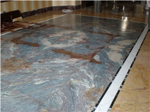 Blue Louise Quartzite Floor Pattern
