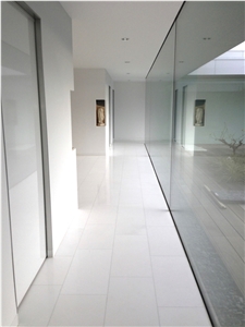 Thassos Marble Floor Tiles in Private Villa