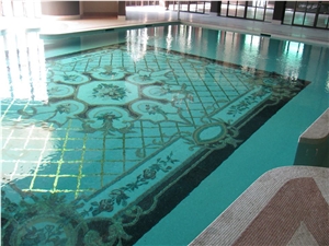Mosaic Swimming Pool Floor