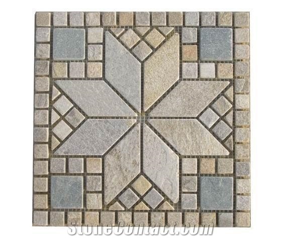2015 Chinese Hot Selling New Design High Quality Cheap Price Mosaic Medasllion Mosaic Floor Tiles Mosaic Table Glass , Ceramic Mosiac Tile ,