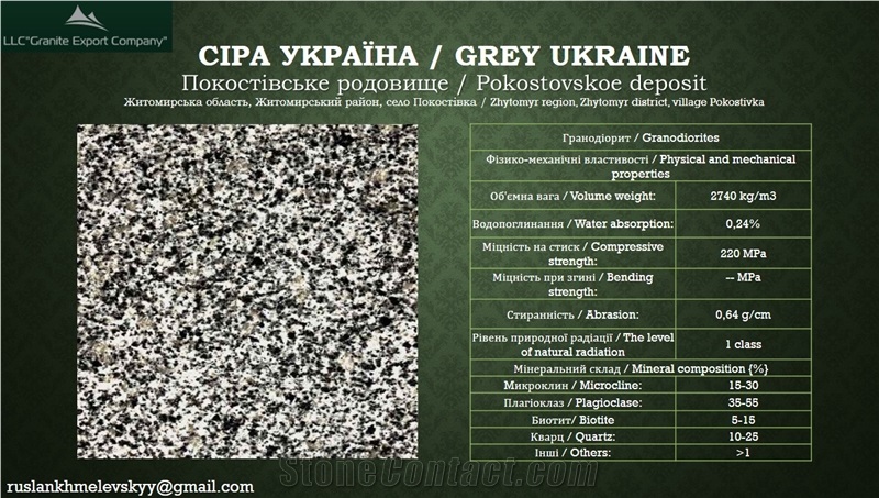 Grey Ukraine Granite