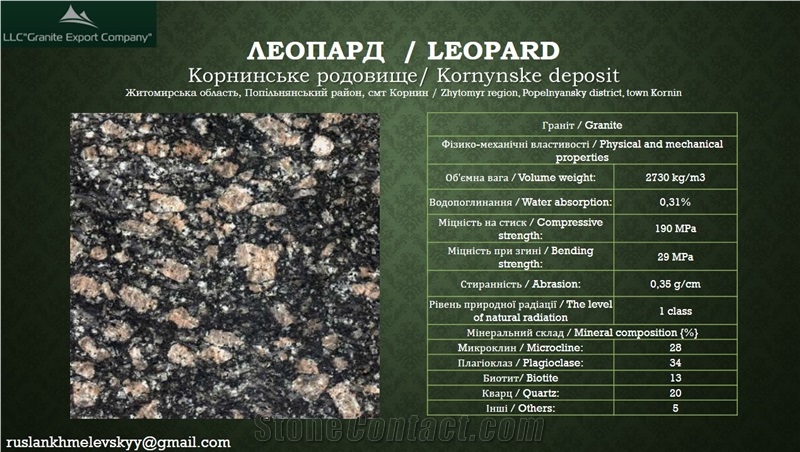 Leopard Rose Granite