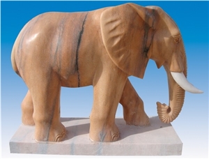 Sa-001, Beige Granite Sculpture & Statue