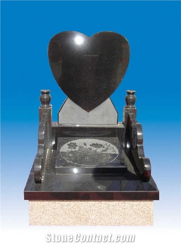 Sm-002, Black Granite Monument & Tombstone