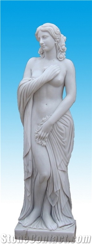 Ss-010, White Marble Sculpture & Statue