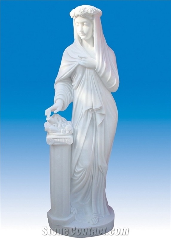 Ss-014, White Marble Sculpture & Statue