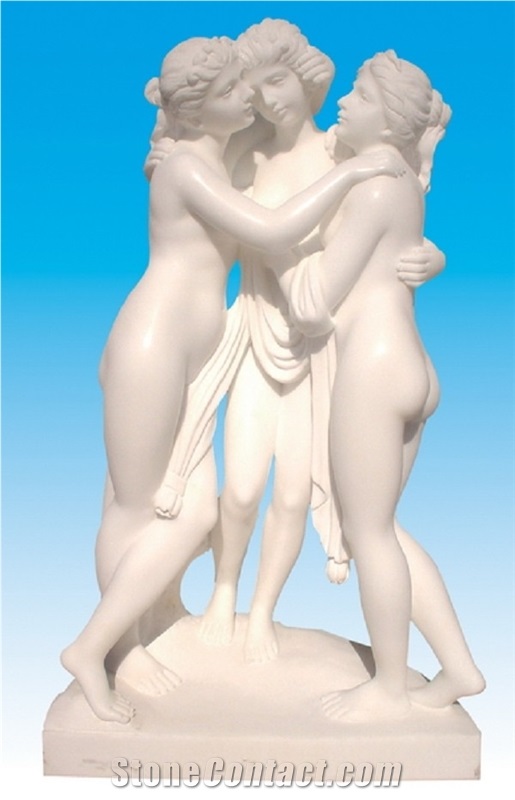 Ss-026, White Marble Sculpture & Statue