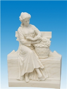 Ss-028, White Marble Sculpture & Statue