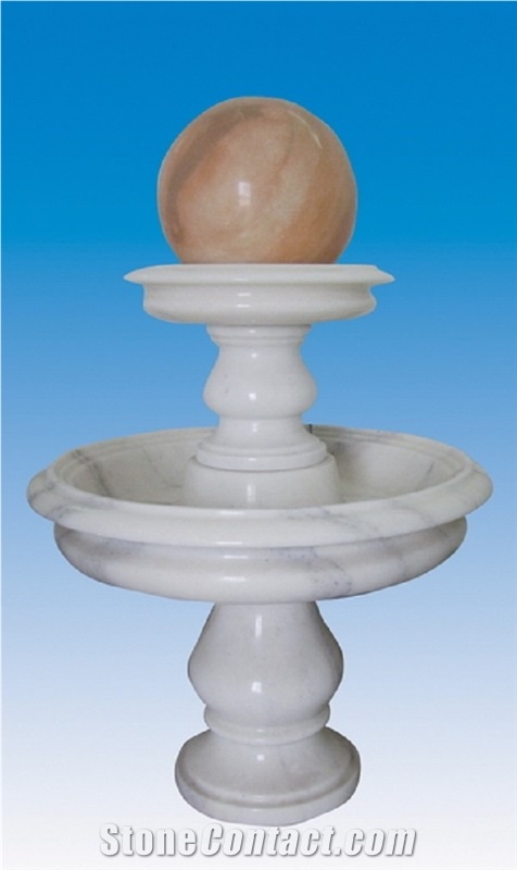Szf-008, White Marble Fountain