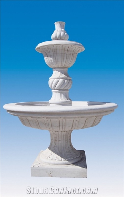 Szf-009, White Marble Fountain