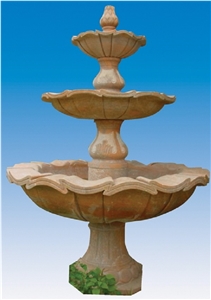Szf-017, Brown Granite Fountain