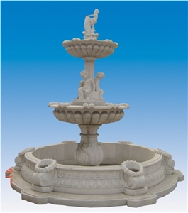Szf-022, White Marble Fountain