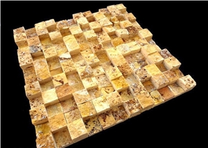 Golden Pearl Collection Travertine Mosaic