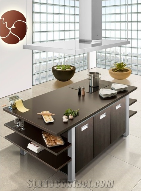 Glazed Lava Stone Kitchen Counter Tops