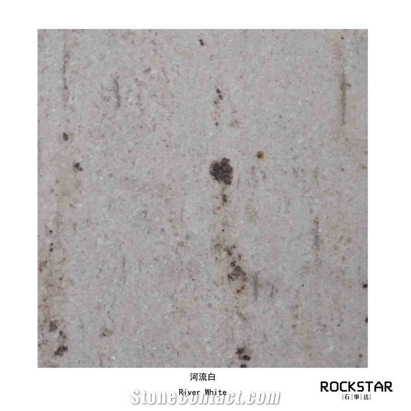 Cheap China River White- Polished/Flamed/Bush Hammered Granite