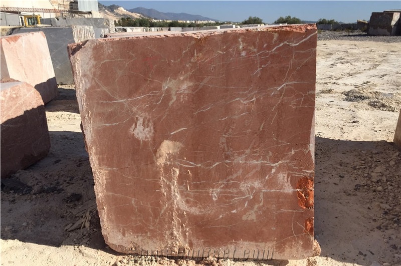 Rojo Alicante Marble Blocks