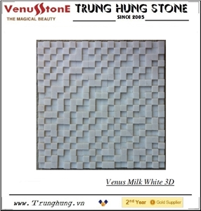 Vietnam 3d White Wall Panel