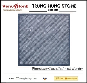 Vietnam Bluestone Chiselled with Border