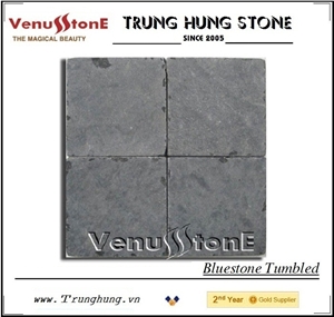 Vietnam Bluestone Tumbled-Sanded